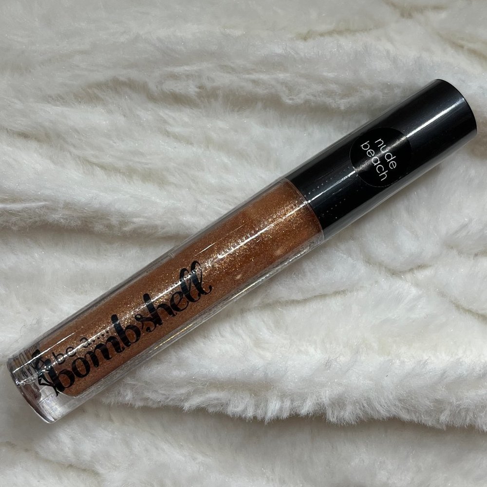 Be a Bombshell Cosmetics Lip Gloss in Nude Beach NEW - Picture 2 of 2